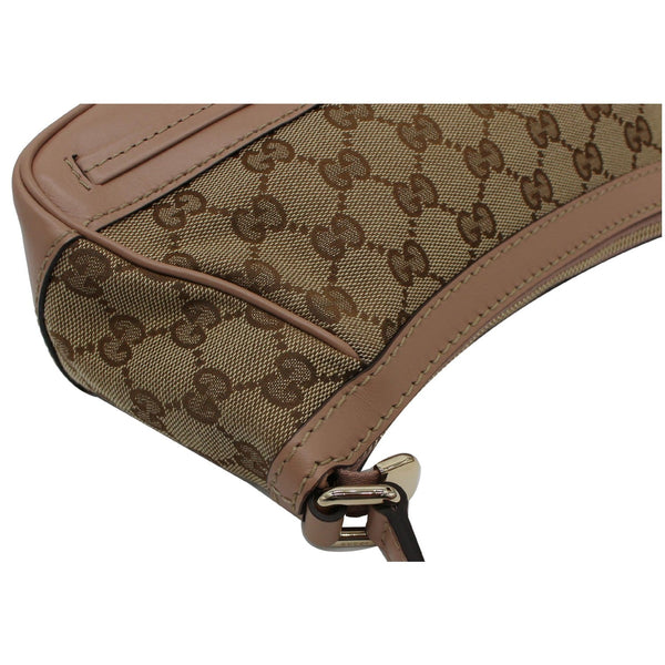 Gucci Mayfair Small Bow GG Canvas Shoulder Handbag