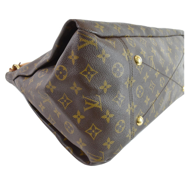 LOUIS VUITTON Artsy MM Monogram Canvas Shoulder Bag Brown