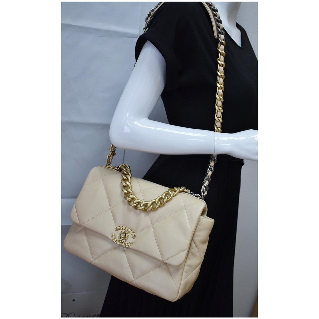Chanel 19 Large Flap Handbag