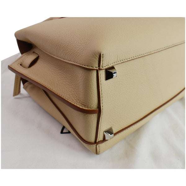 MCM Milla Mini Leather Top Handle Shoulder Bag Yellow - Last Call