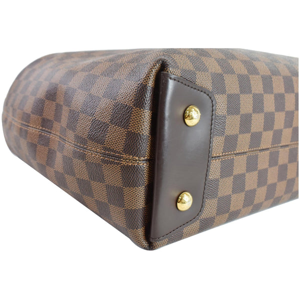 LOUIS VUITTON Duomo Hobo Damier Ebene Hobo Bag Brown