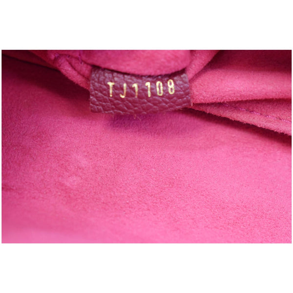 Louis Vuitton Saint Sulpice PM handbag code tag