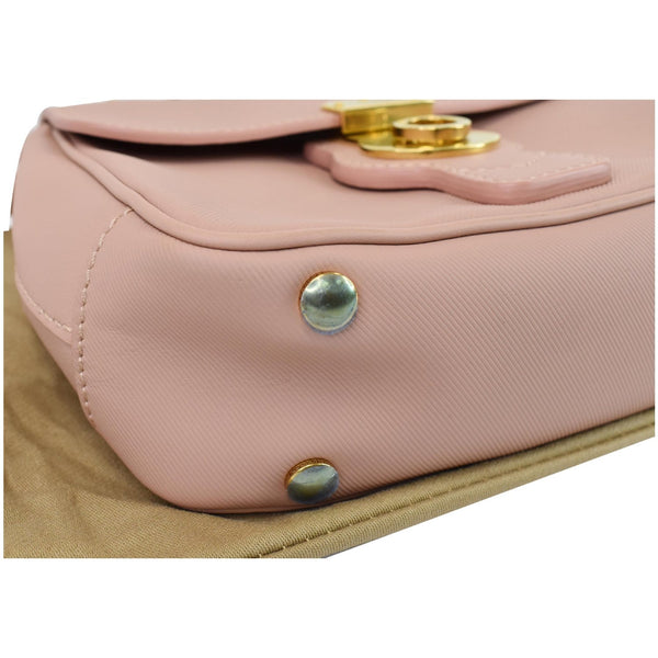 BURBERRY Trench Small DK88 Top Handle Crossbody Bag Ash Rose