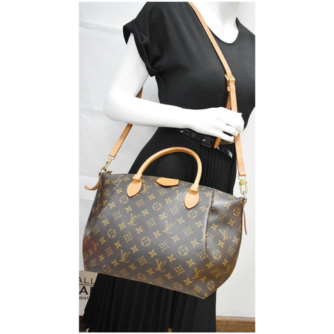 LOUIS VUITTON Turenne MM Monogram Canvas 2Way Shoulder Bag Brown
