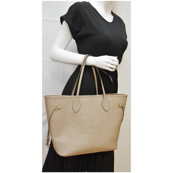Louis Vuitton Neverfull MM Monogram Empreinte Tote Bag