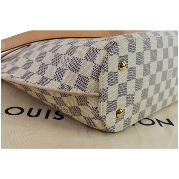LOUIS VUITTON Girolata Damier Azur Shoulder Bag White