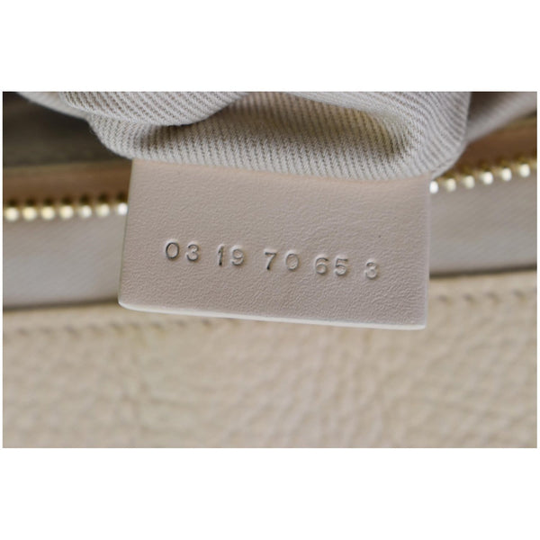 CHLOE Medium Aby Day Grained Leather Shoulder Bag Cream