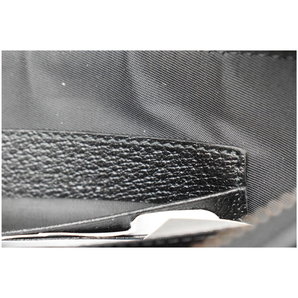 GUCCI Agora Web Leather Bag Black 428758