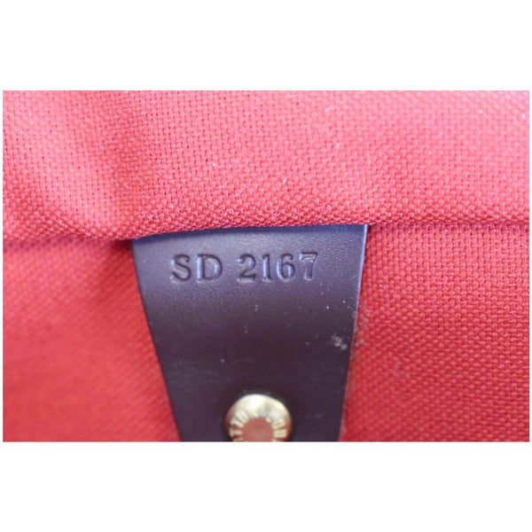 LOUIS VUITTON Speedy 30 Damier Ebene Satchel Bag Brown