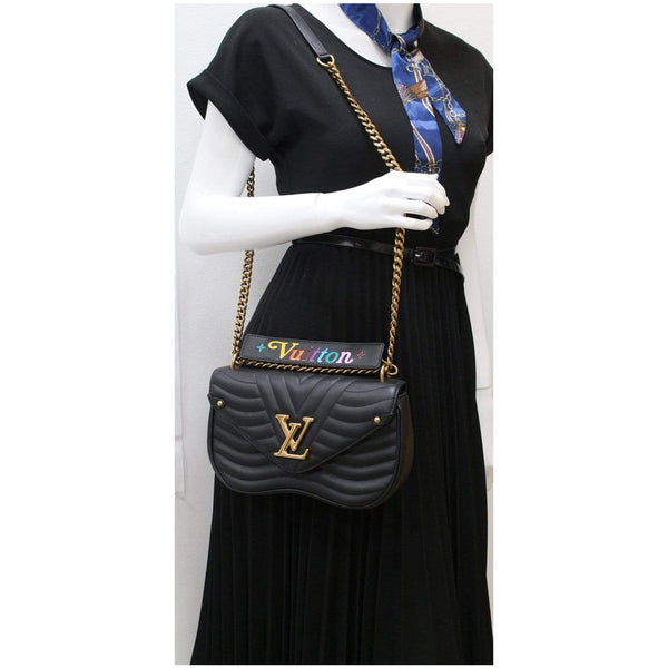 Louis Vuitton New Wave PM Quilted Leather Shoulder Chain Bag | DDH