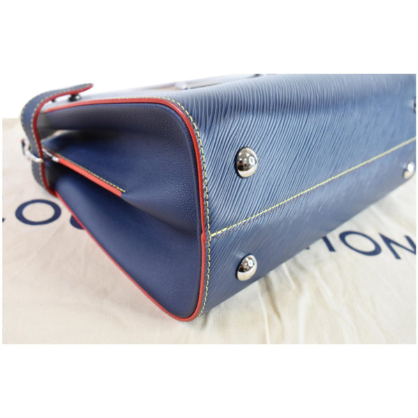 LOUIS VUITTON Twist Epi Leather 2Way Tote Bag Indigo