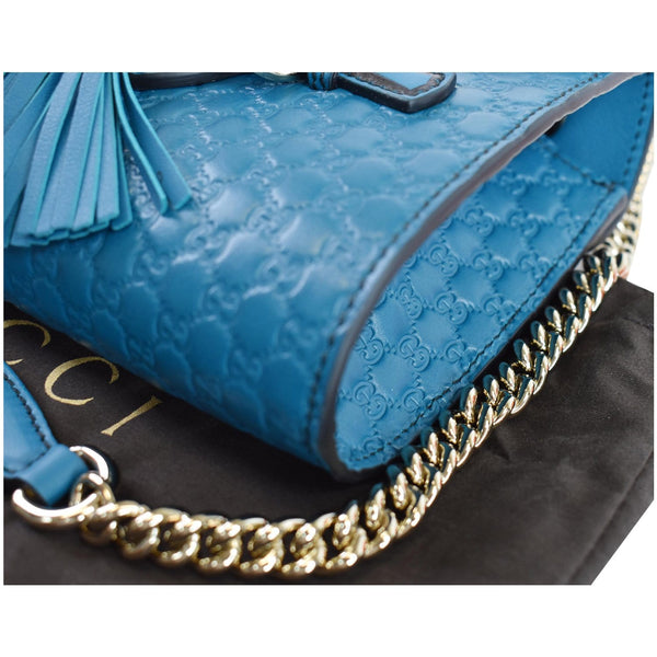 Gucci Emily Mini Micro Guccissima Leather Bag corner