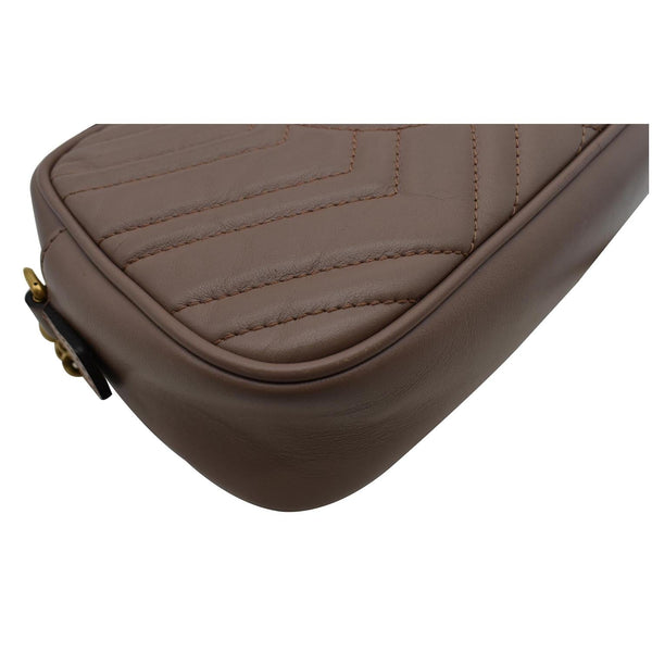 Gucci GG Marmont Small Matelasse Leather Crossbody Bag