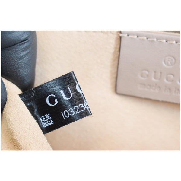 Gucci GG Marmont Matelasse Mini Leather Crossbody Bag code