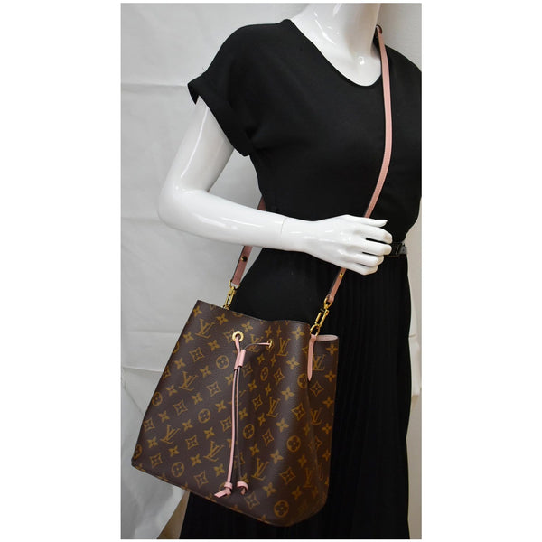 Louis Vuitton Neonoe MM Damier Ebene Crossbody Bag for women