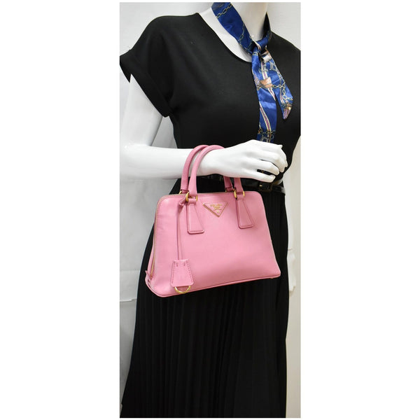 Prada Promenade Mini Saffiano Leather Shoulder handbag for women