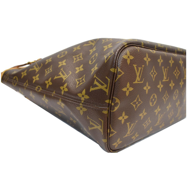 LOUIS VUITTON Neverfull MM V Grenade Monogram Canvas Shoulder Bag Brown
