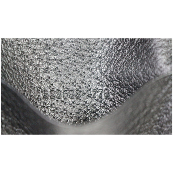 Gucci Animalier Bee Leather Key Case Black | code tag