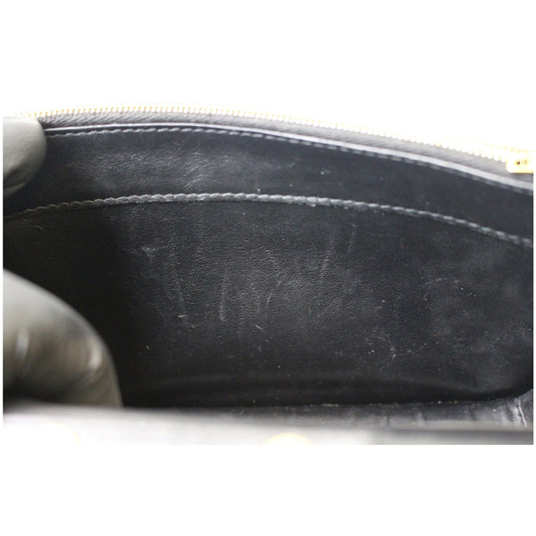 BALENCIAGA B Embossed Leather Chain Crossbody bag Black - 25% OFF