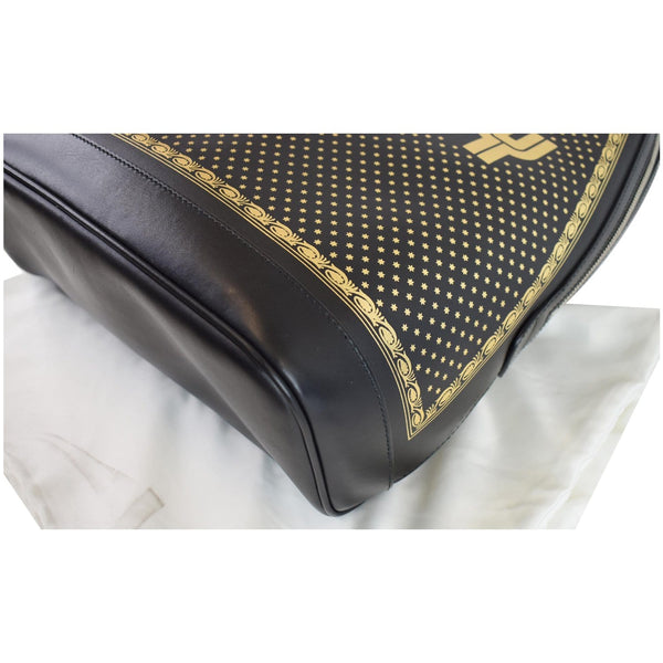 GUCCI Guccy Magnetismo Leather Backpack Bag Black 419584