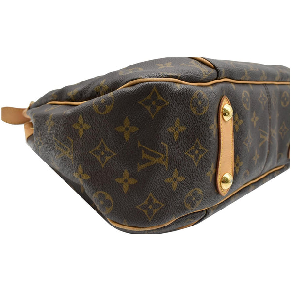 LOUIS VUITTON Galliera PM Monogram Canvas Hobo Shoulder Bag Brown