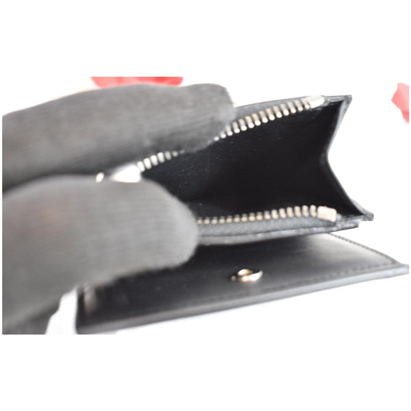 Alexander Mcqueen Logo-Print Leather Wallet opened