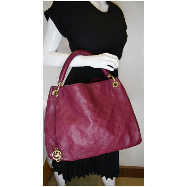 LOUIS VUITTON Artsy MM Empreinte Leather Shoulder Bag Mulberry - Last Call