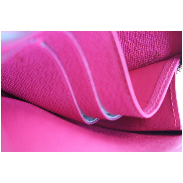 Louis Vuitton Multicolor Monogram Zippy Wallet Black interior pink