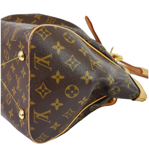 LOUIS VUITTON Tivoli GM Monogram Canvas Shoulder Bag Brown