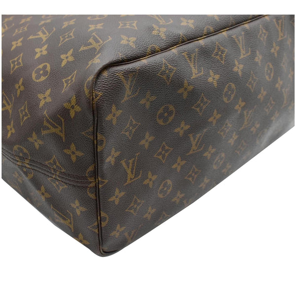 LOUIS VUITTON Neverfull GM Monogram Canvas Tote Bag Brown