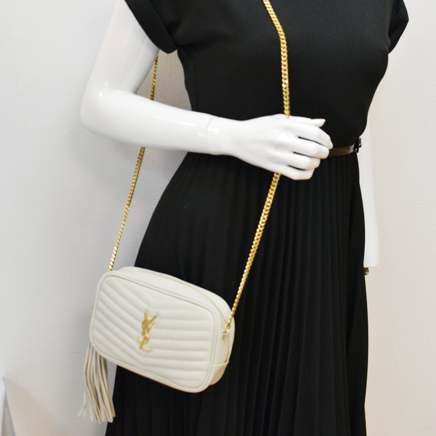 White ysl camera bag Clearance