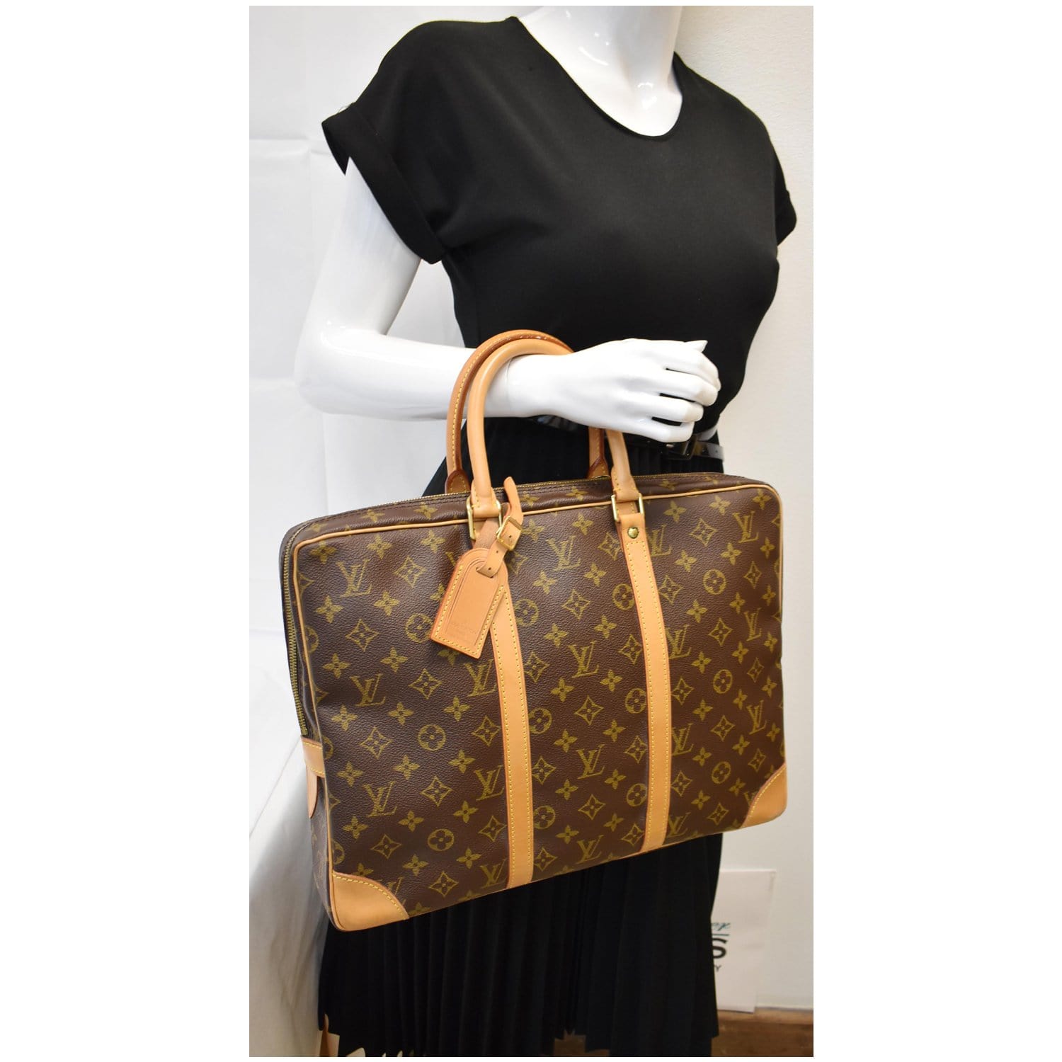 Porte-Documents Voyage, Used & Preloved Louis Vuitton Business Bag, LXR  USA, Brown