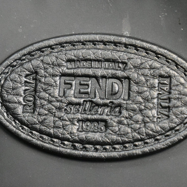 FENDI CASE Crossbody Messenger Bag Black