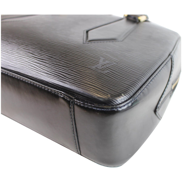 Louis Vuitton Voltaire Black Epi Leather Corner View
