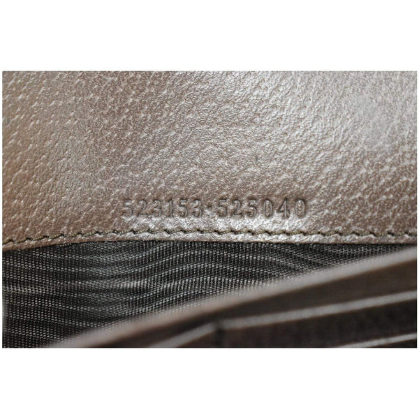 Gucci Ophidia GG Continental  Wallet - Gucci serial code