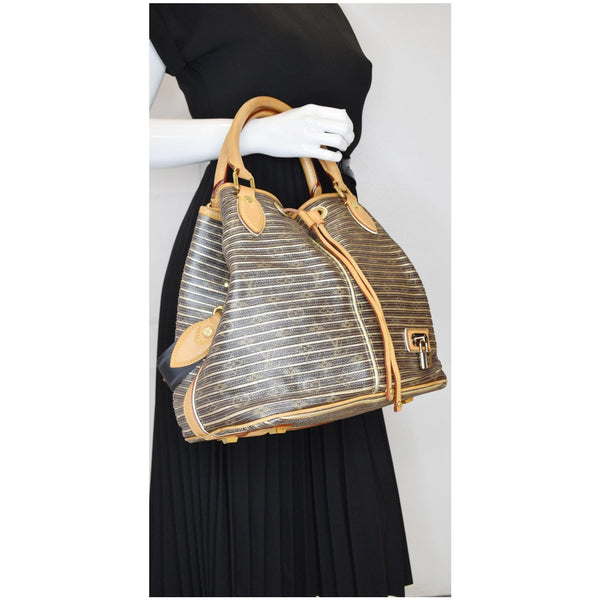 LOUIS VUITTON Eden Neo Coated Canvas Shoulder Bag Gold