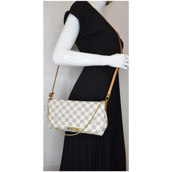 Louis Vuitton Favorite MM Damier Azur Shoulder bag