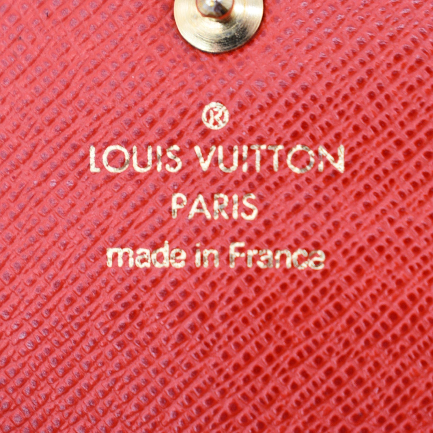 LOUIS VUITTON Louis Vuitton Portefeuille Kimono Bifold Wallet M56174  Monogram Canvas Leather Brown Cerise Gold Metal Fittings Long