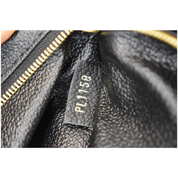 LOUIS VUITTON Pallas Monogram Canvas Beauty Case Cosmetic Bag Black