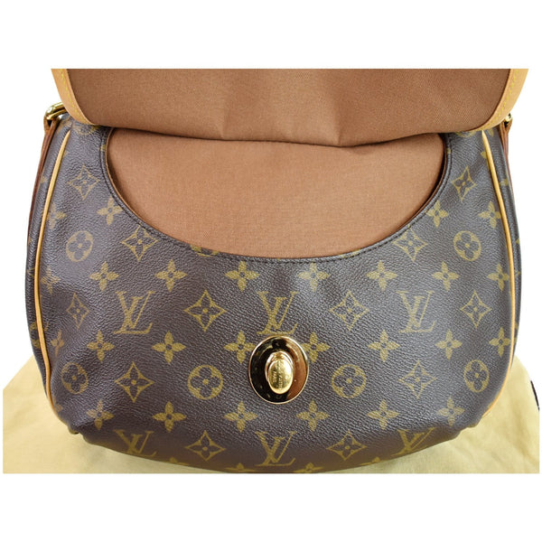 LOUIS VUITTON Tulum PM Monogram Canvas Shoulder Bag Brown