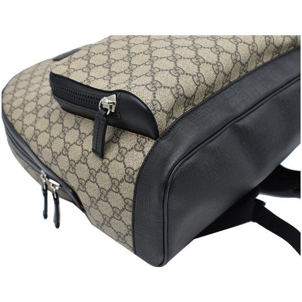 GUCCI GG Monogram Supreme Backpack Bag Beige 406370