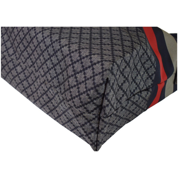 GUCCI Diamante Nylon Crossbody Messenger Bag Blue/Red 270410