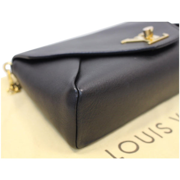 Louis Vuitton Love Note Calfskin Leather Shoulder Bag black shine