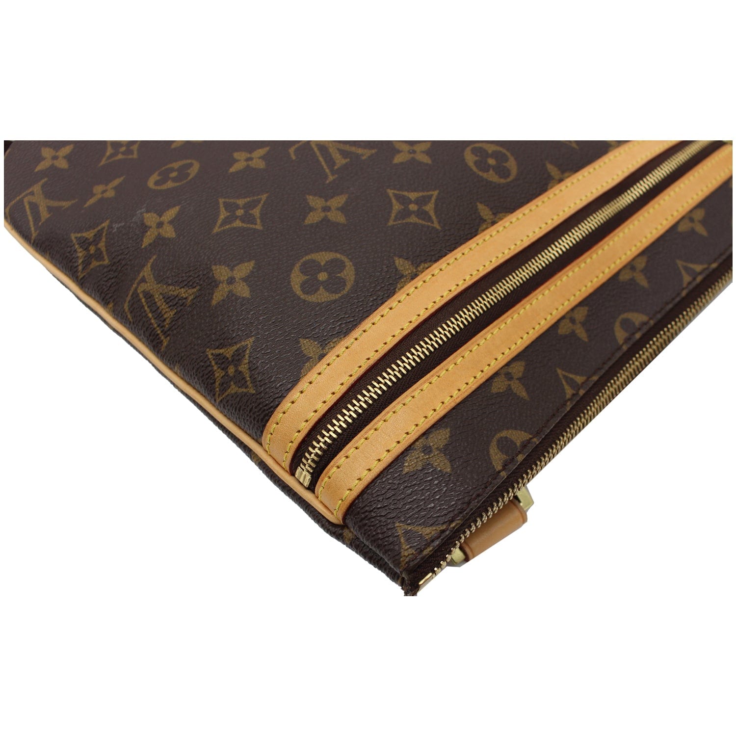 Lous Vuitton brown monogram canvas pochette - BOPF