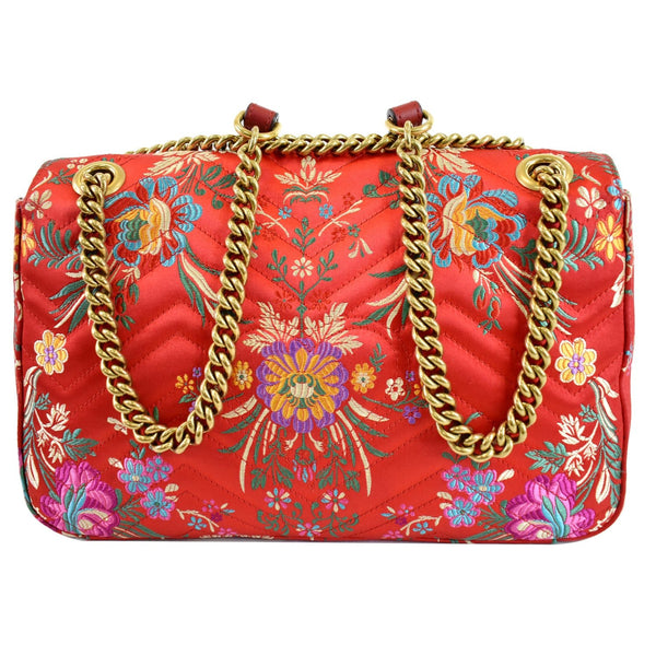Gucci GG Marmont Floral Medium handbag chain