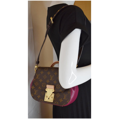 LOUIS VUITTON Eden PM Monogram Canvas Shoulder Bag Brown