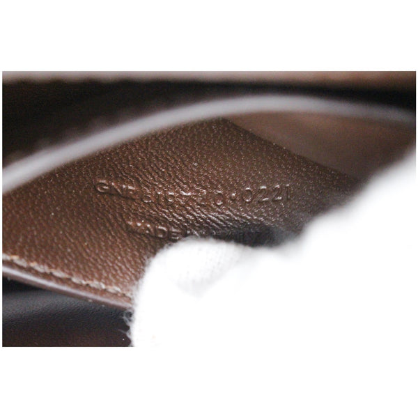 YVES SAINT LAURENT Kaia Small Snakeskin Embossed Leather Crossbody Bag Brown - Final Sale