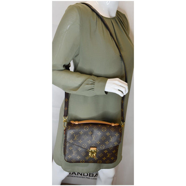 Louis Vuitton Metis Pochette Monogram Canvas Bag Brown - shoulder bag