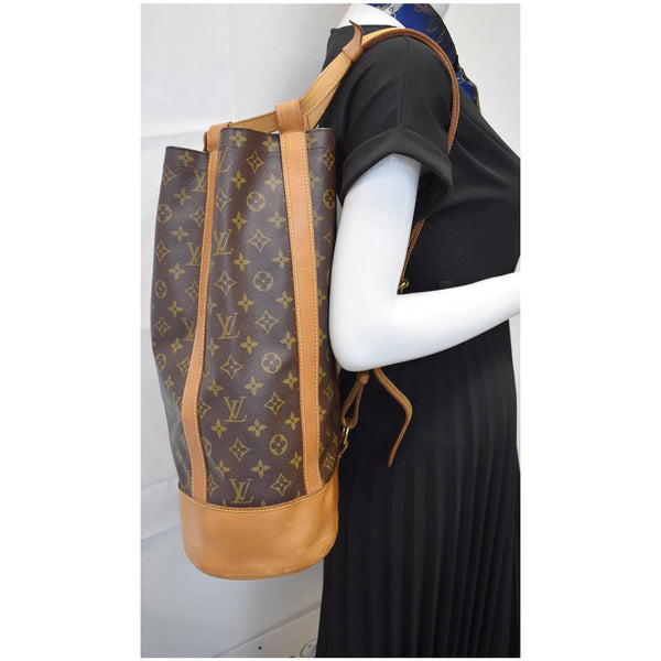 Louis Vuitton Randonnee GM Monogram Canvas Backpack - Shoulder Bag | DDH