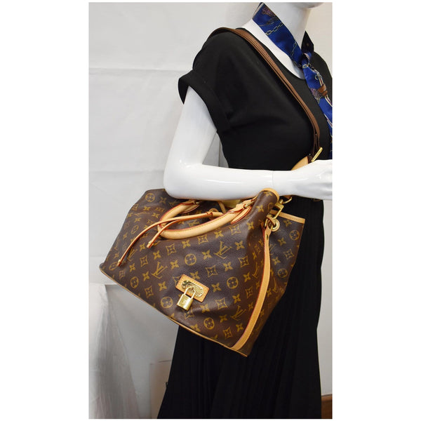 Louis Vuitton Eden Neo Monogram Canvas Shoulder Bag - brown bag | DDH